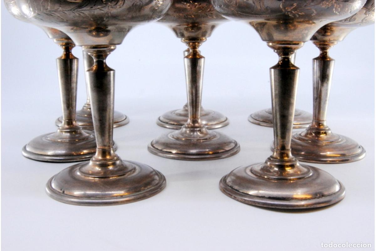 Antig&uuml;edades: Copas de champ&aacute;n de plata - Foto 6