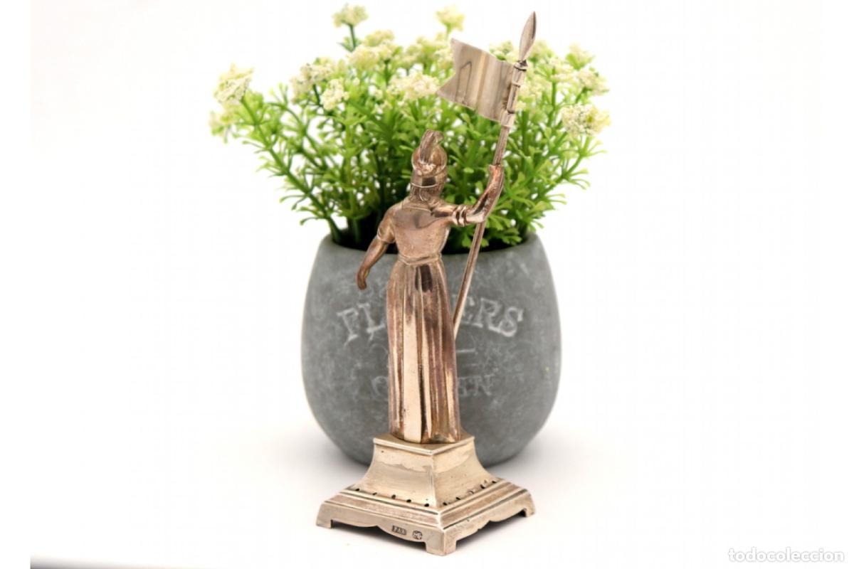 Antig&uuml;edades: Palillero de plata - Juana de Arco - Foto 2