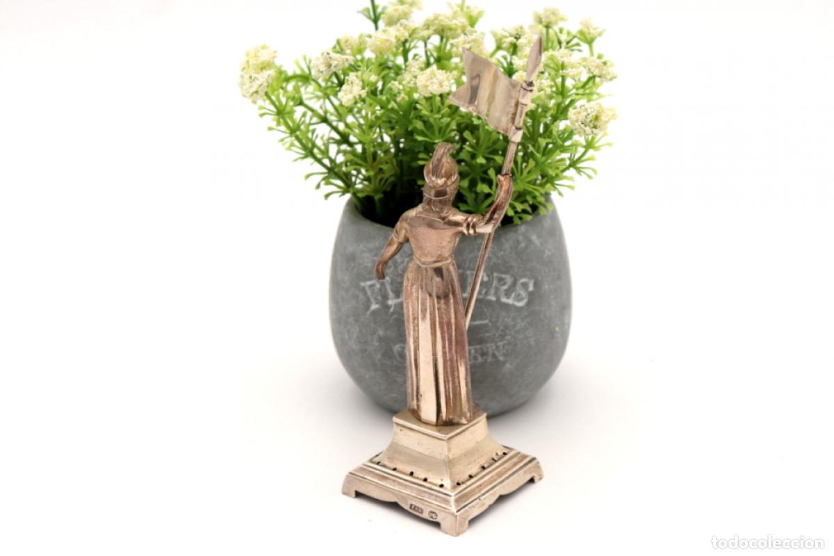 Antig&uuml;edades: Palillero de plata - Juana de Arco - Foto 3
