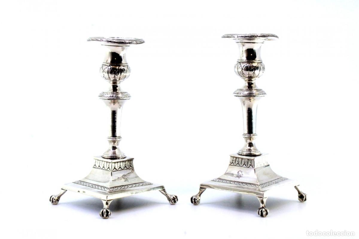 Antig&uuml;edades: candelabros de plata - Foto 9