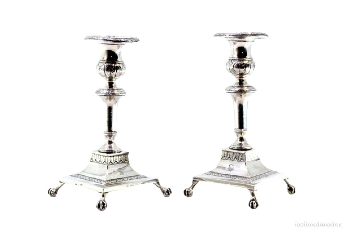 Antiques: candelabros de plata