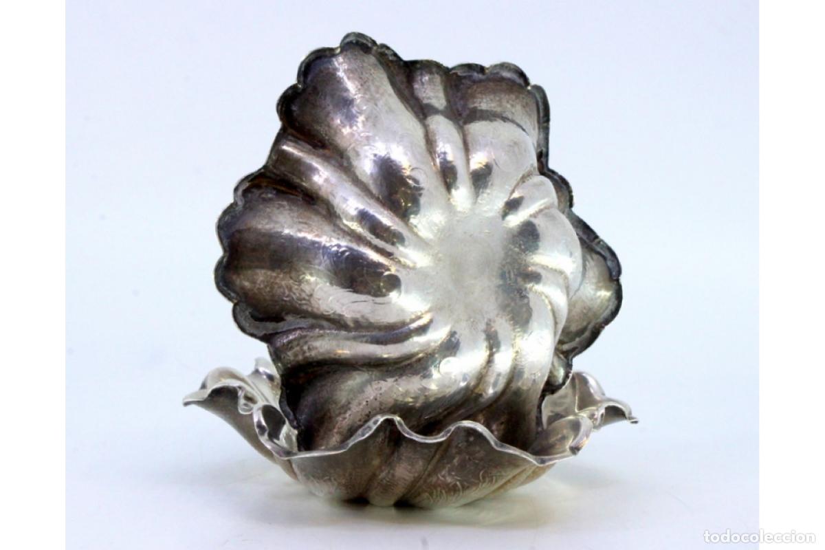 Antig&uuml;edades: Par de soportes para anillos de plata - Foto 6