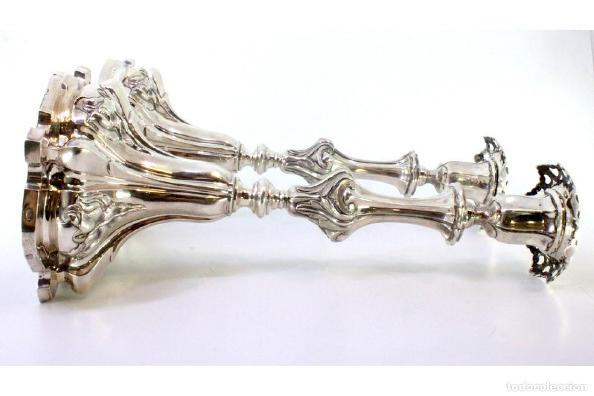 Antig&uuml;edades: candelabros de plata - Foto 3