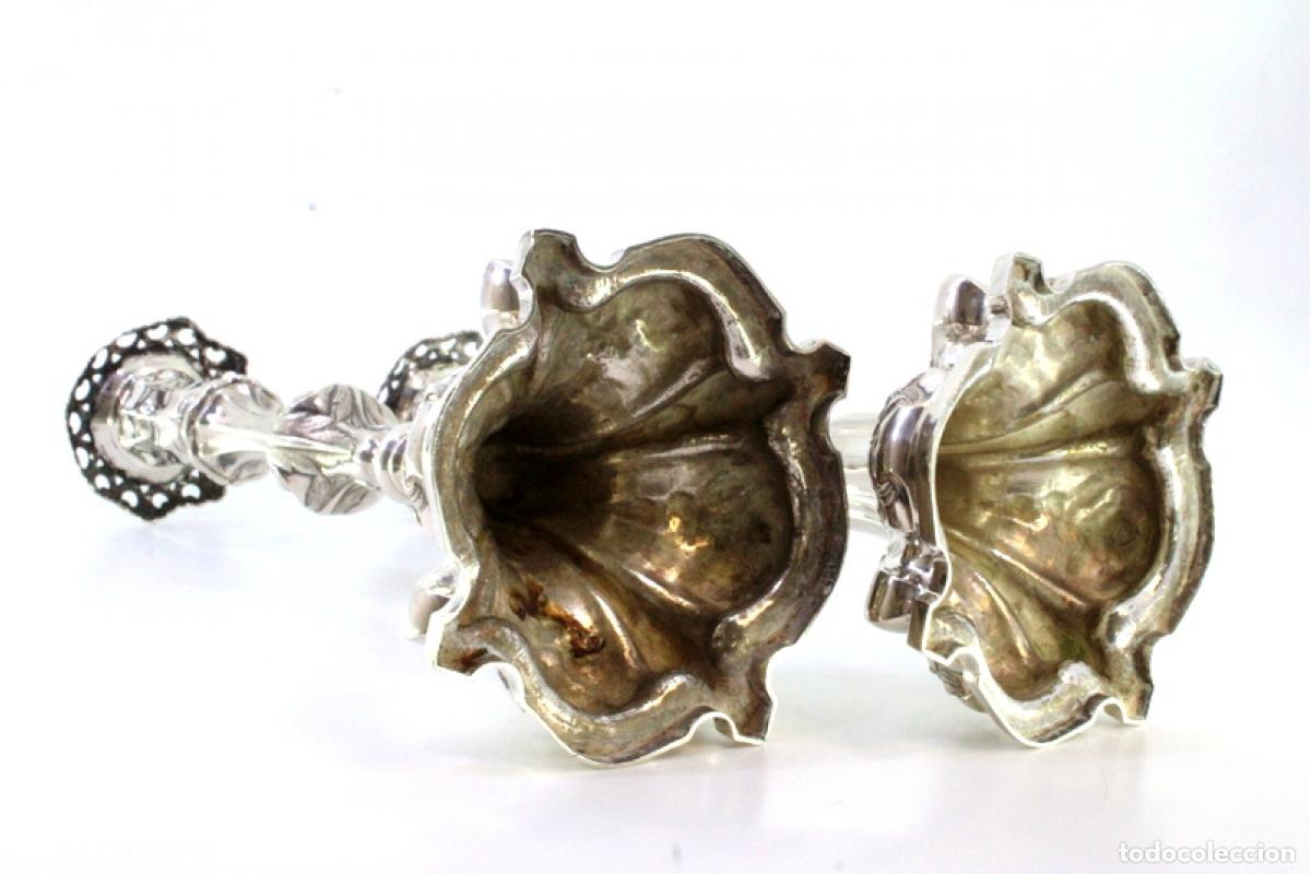 Antig&uuml;edades: candelabros de plata - Foto 4