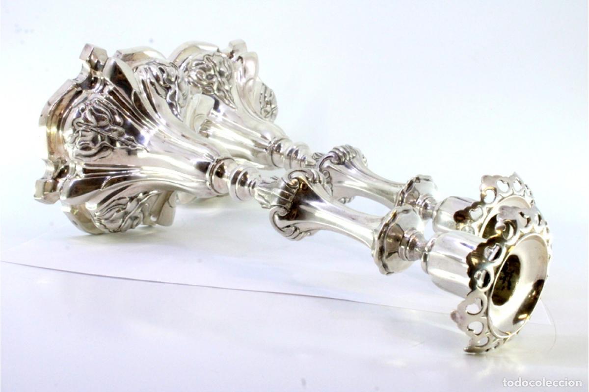 Antig&uuml;edades: candelabros de plata - Foto 5