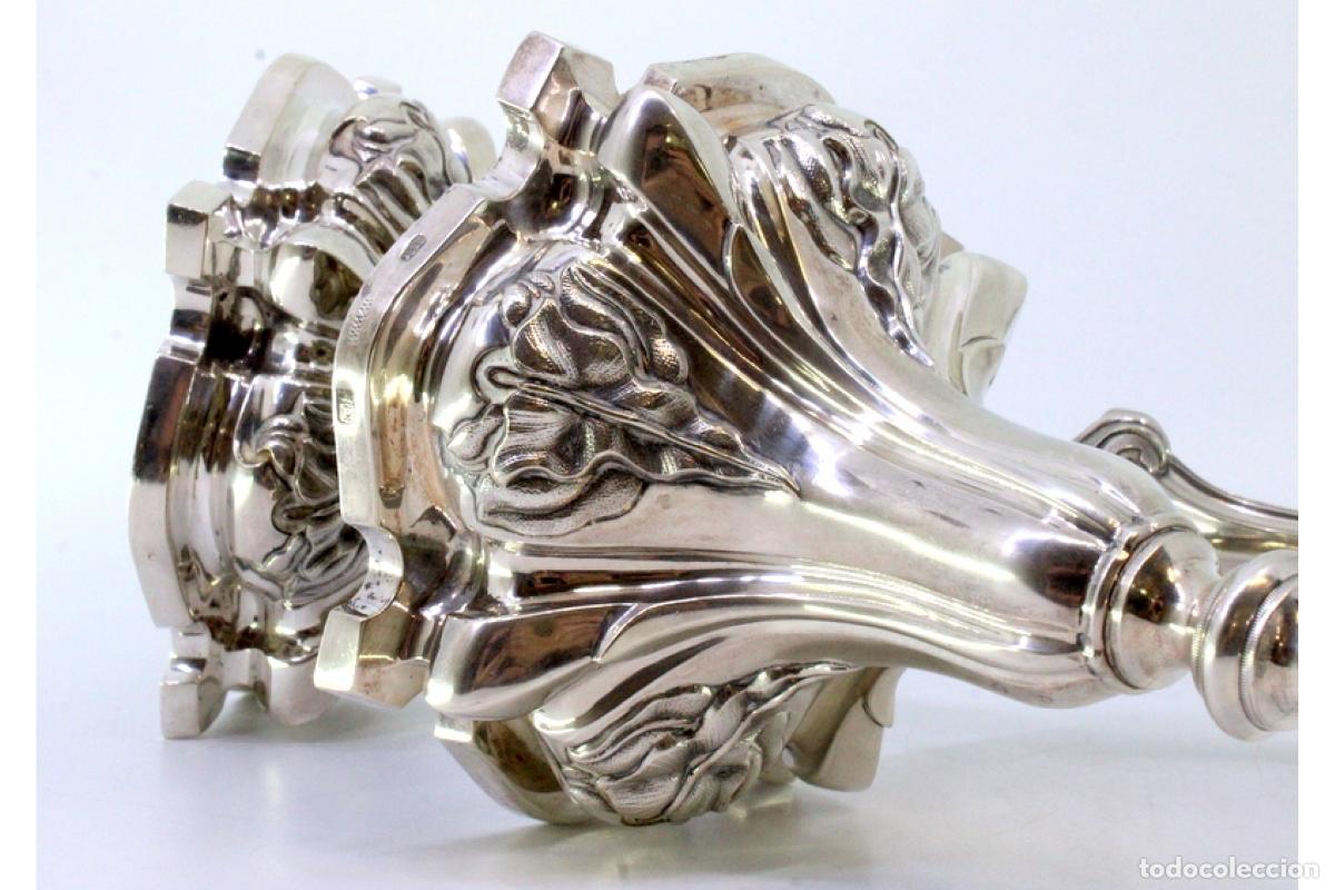 Antig&uuml;edades: candelabros de plata - Foto 6
