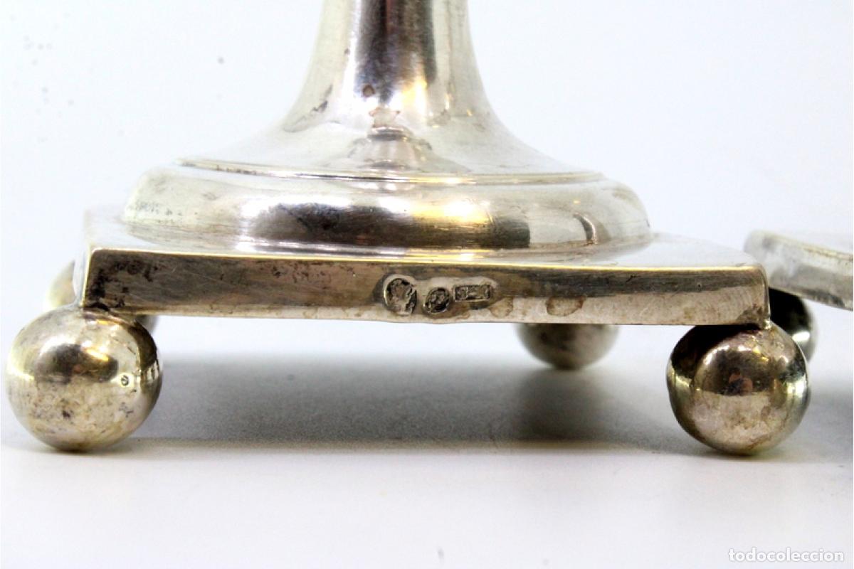 Antig&uuml;edades: candelabros de plata - Foto 4