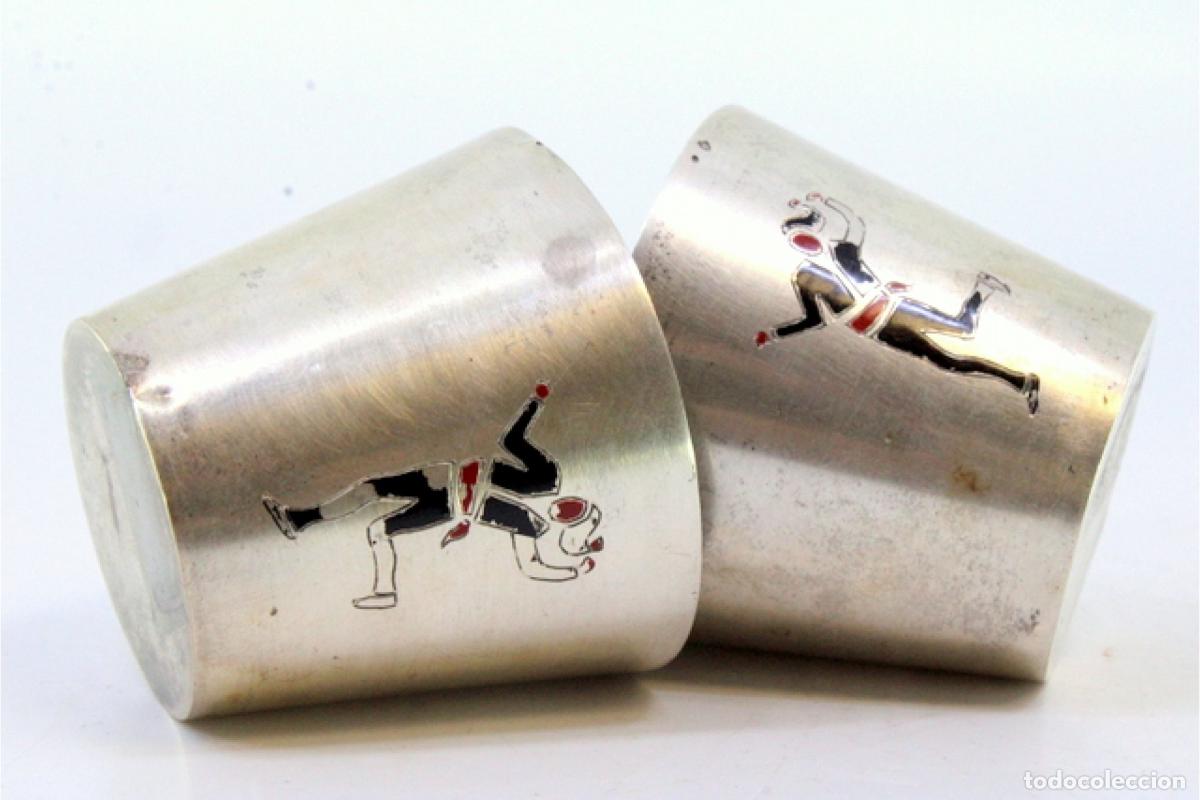 Antig&uuml;edades: Juego de copas de plata - Foto 2
