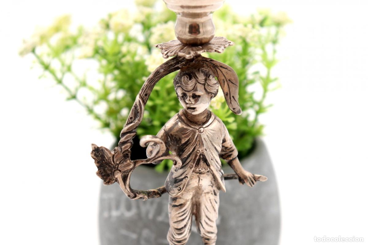Antig&uuml;edades: Palillero de plata - Ni&ntilde;o - Foto 3