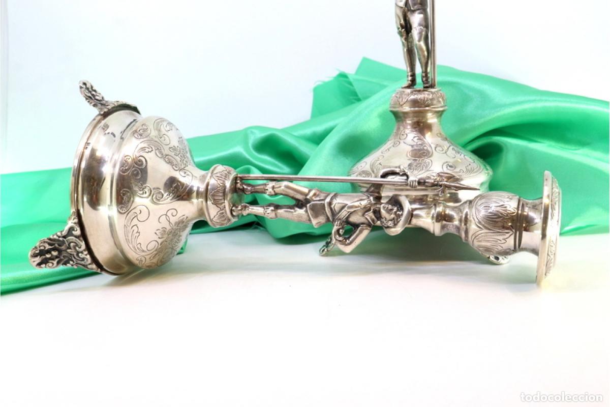 Antig&uuml;edades: candelabros de plata - Foto 4