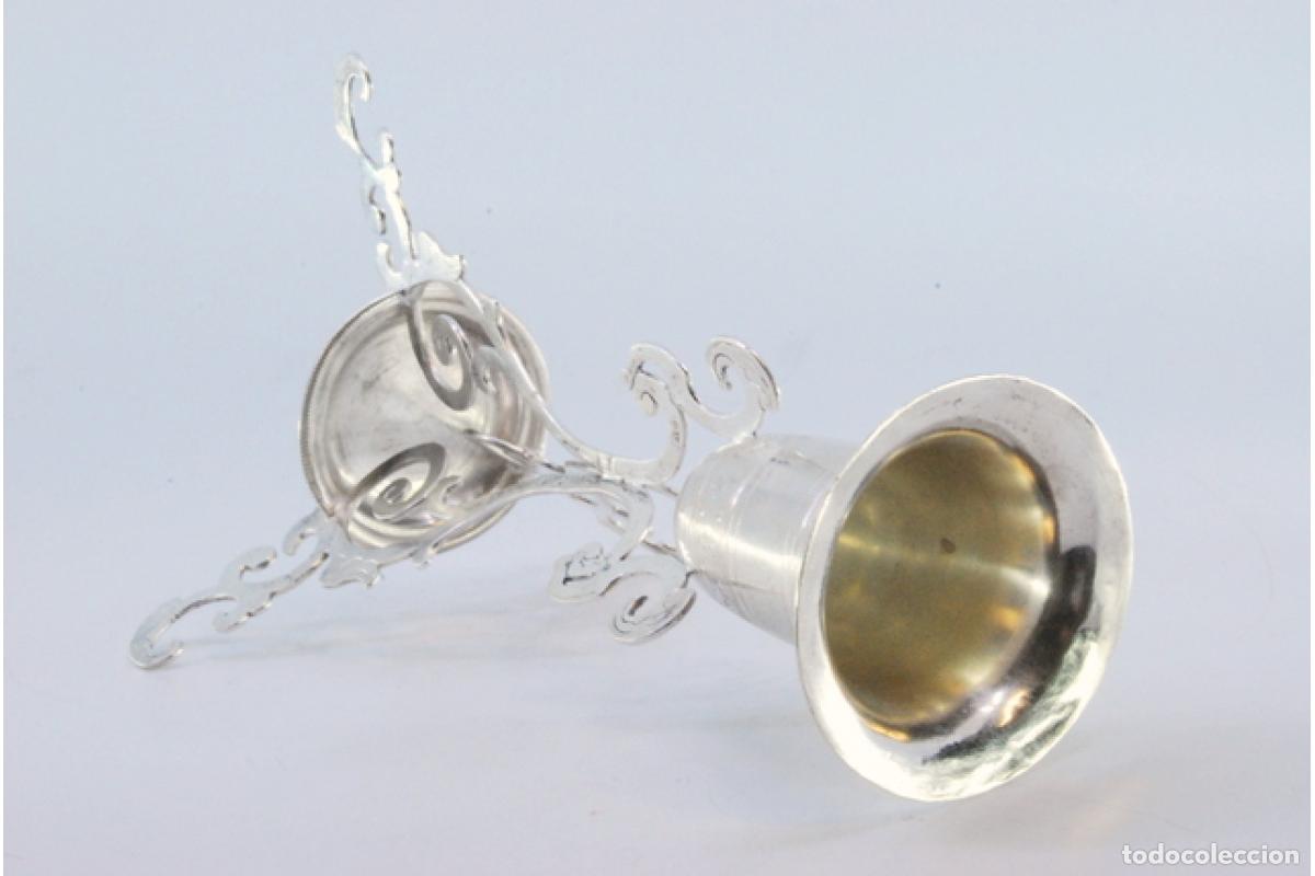 Antig&uuml;edades: soporte de plata para palillos de dientes - Foto 2