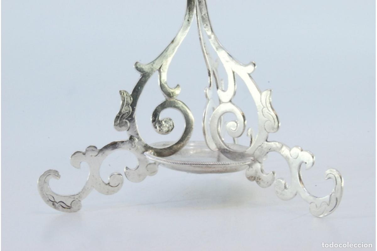 Antig&uuml;edades: soporte de plata para palillos de dientes - Foto 3