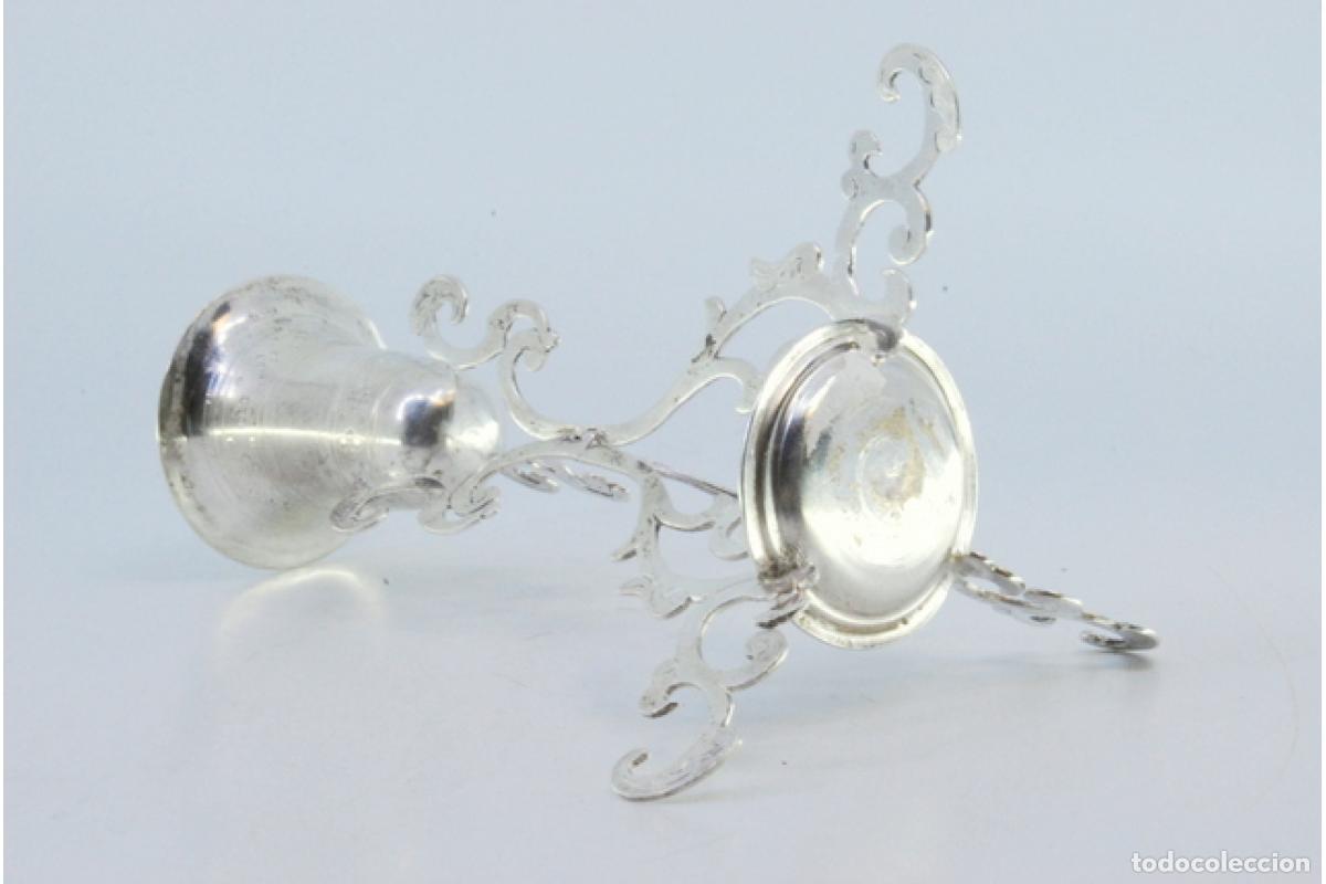 Antig&uuml;edades: soporte de plata para palillos de dientes - Foto 4