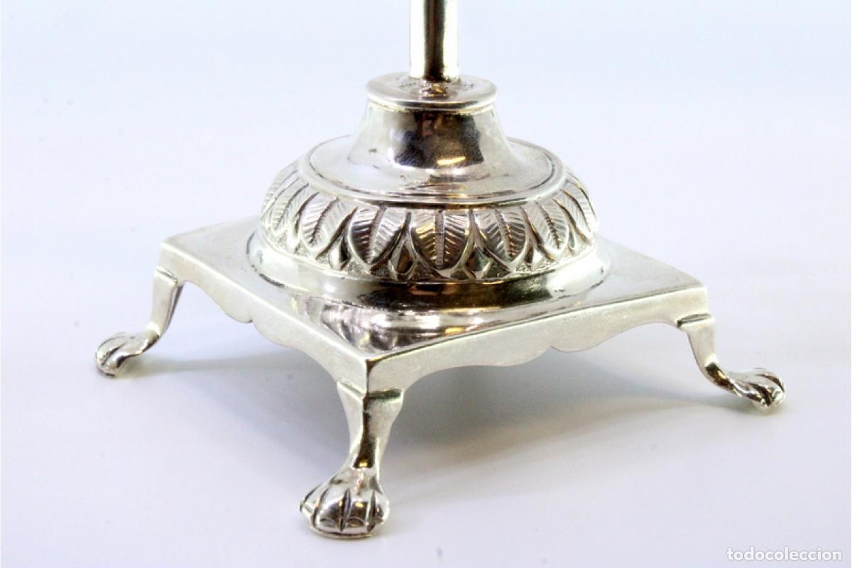 Antig&uuml;edades: Soporte para palillos de dientes de plata - Ave - Foto 3