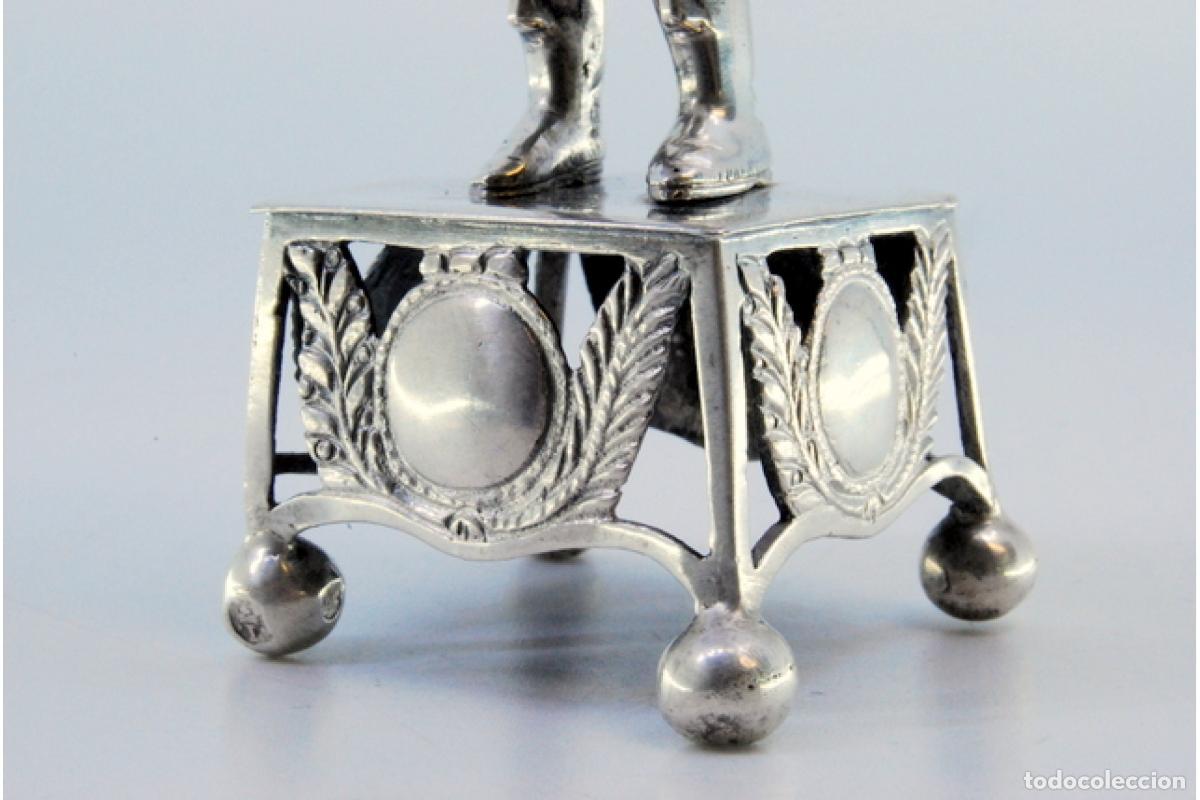 Antig&uuml;edades: Palillero de plata - Indio - Foto 4