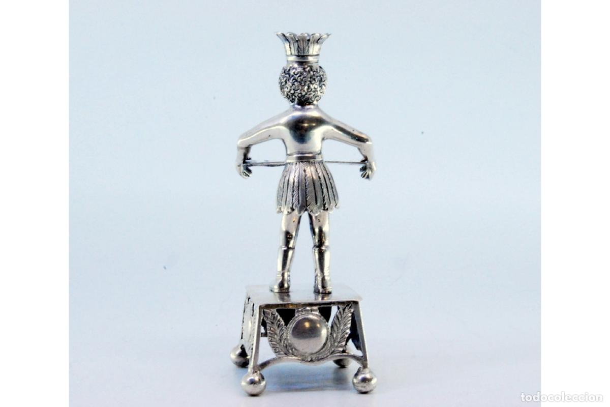 Antig&uuml;edades: Palillero de plata - Indio - Foto 8