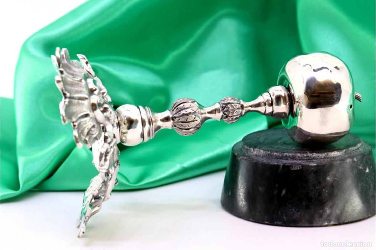 Antig&uuml;edades: Soporte de plata para palillos de dientes - Apple - Foto 3