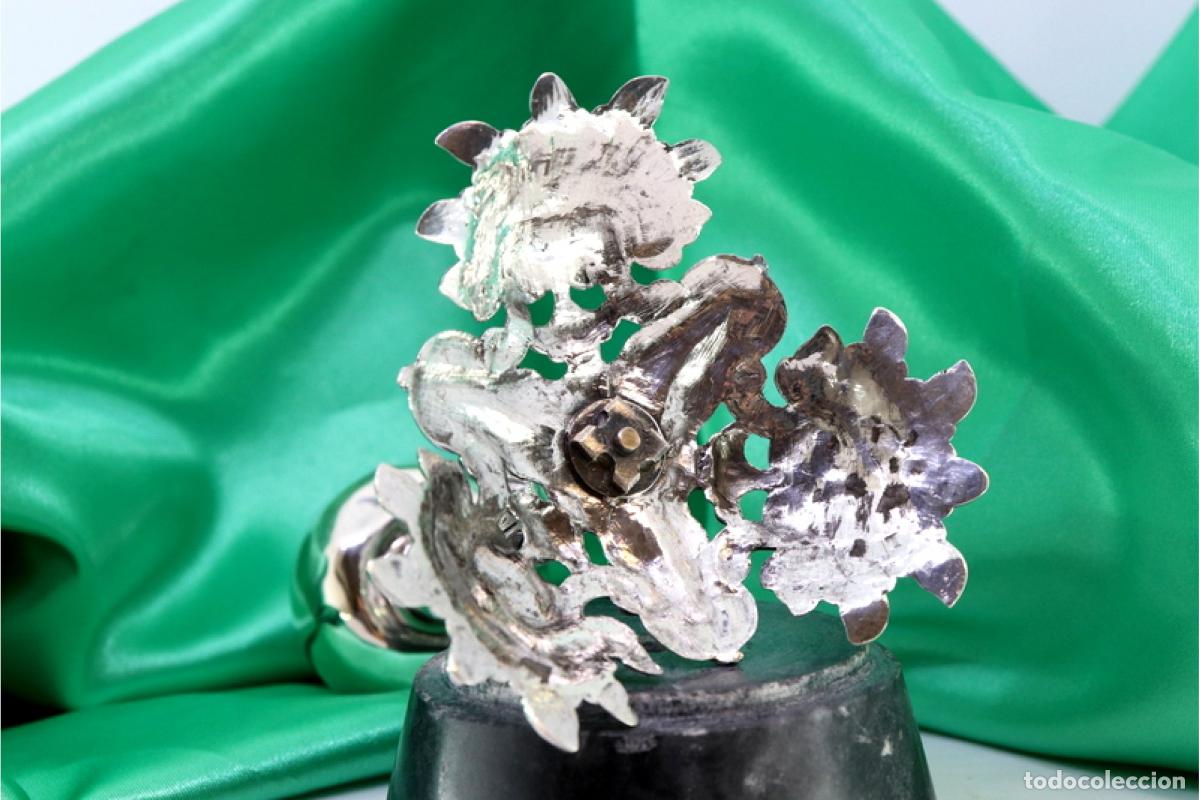 Antig&uuml;edades: Soporte de plata para palillos de dientes - Apple - Foto 7