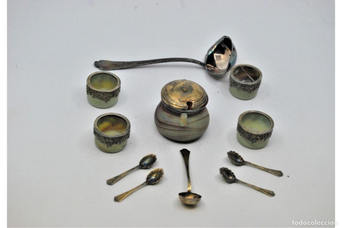 Antig&uuml;edades: Salero y pimentero, de plata. - Foto 10
