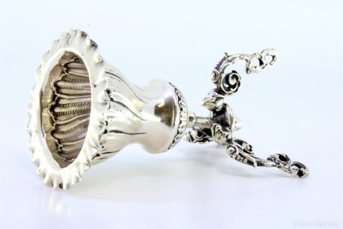 Antig&uuml;edades: soporte de plata para palillos de dientes - Foto 6