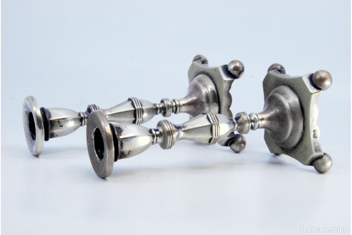 Antig&uuml;edades: candelabros de plata - Foto 4
