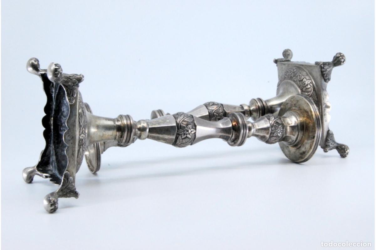 Antig&uuml;edades: candelabros de plata - Foto 6