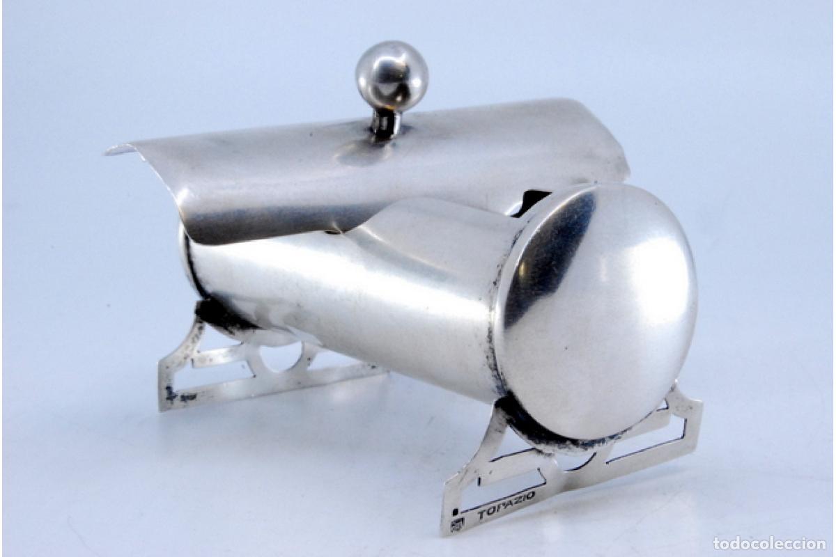 Antig&uuml;edades: soporte de plata para palillos de dientes - Foto 3