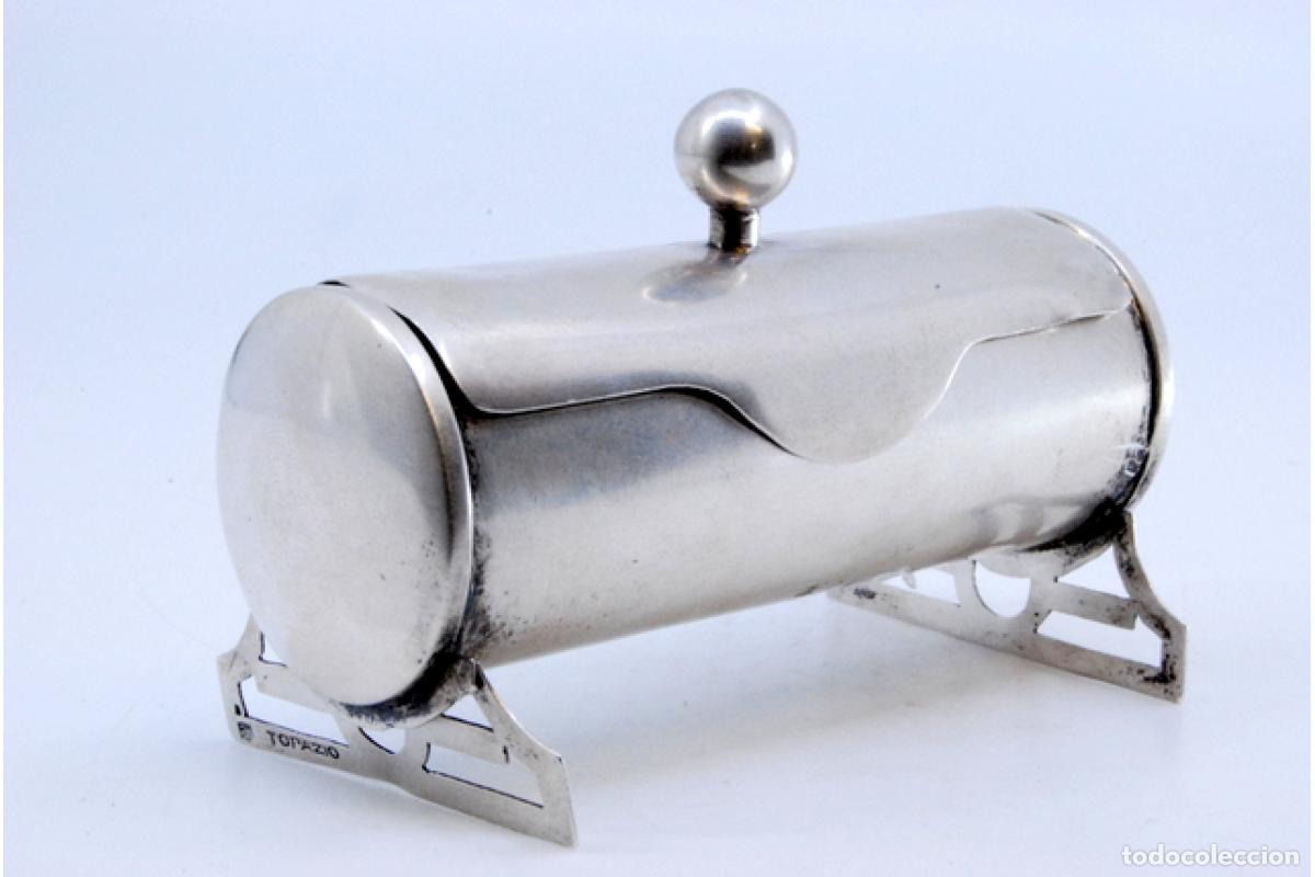 Antig&uuml;edades: soporte de plata para palillos de dientes - Foto 6