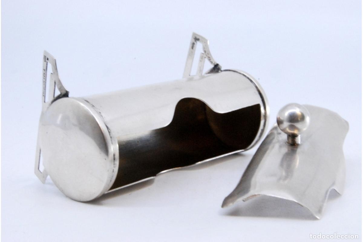 Antig&uuml;edades: soporte de plata para palillos de dientes - Foto 8