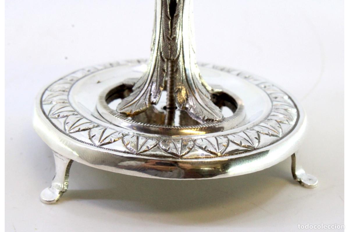 Antig&uuml;edades: Palillero de plata - Rosas - Foto 2