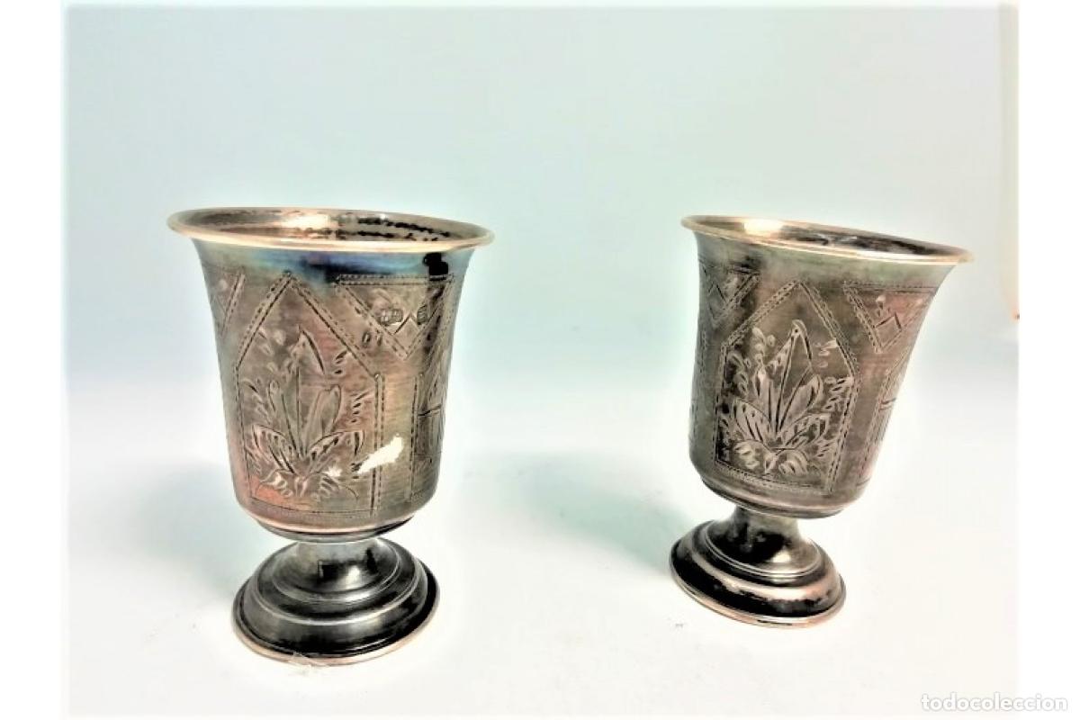 Oggetti Antichi: 2 copas de plata