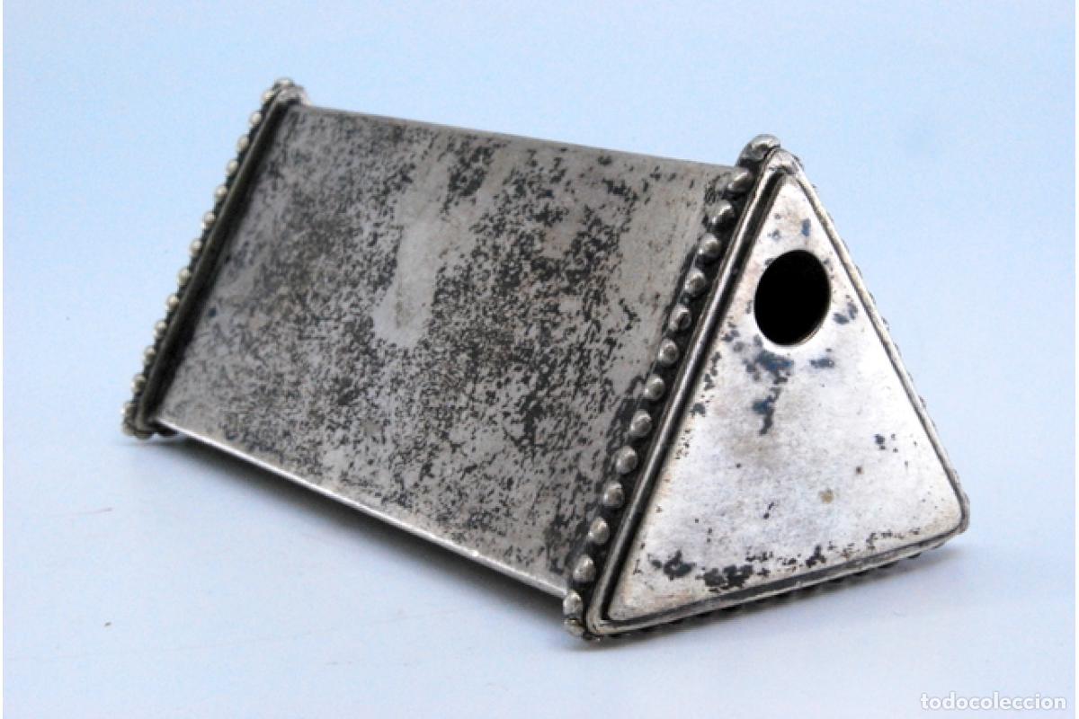 Antig&uuml;edades: soporte de plata para palillos de dientes - Foto 8