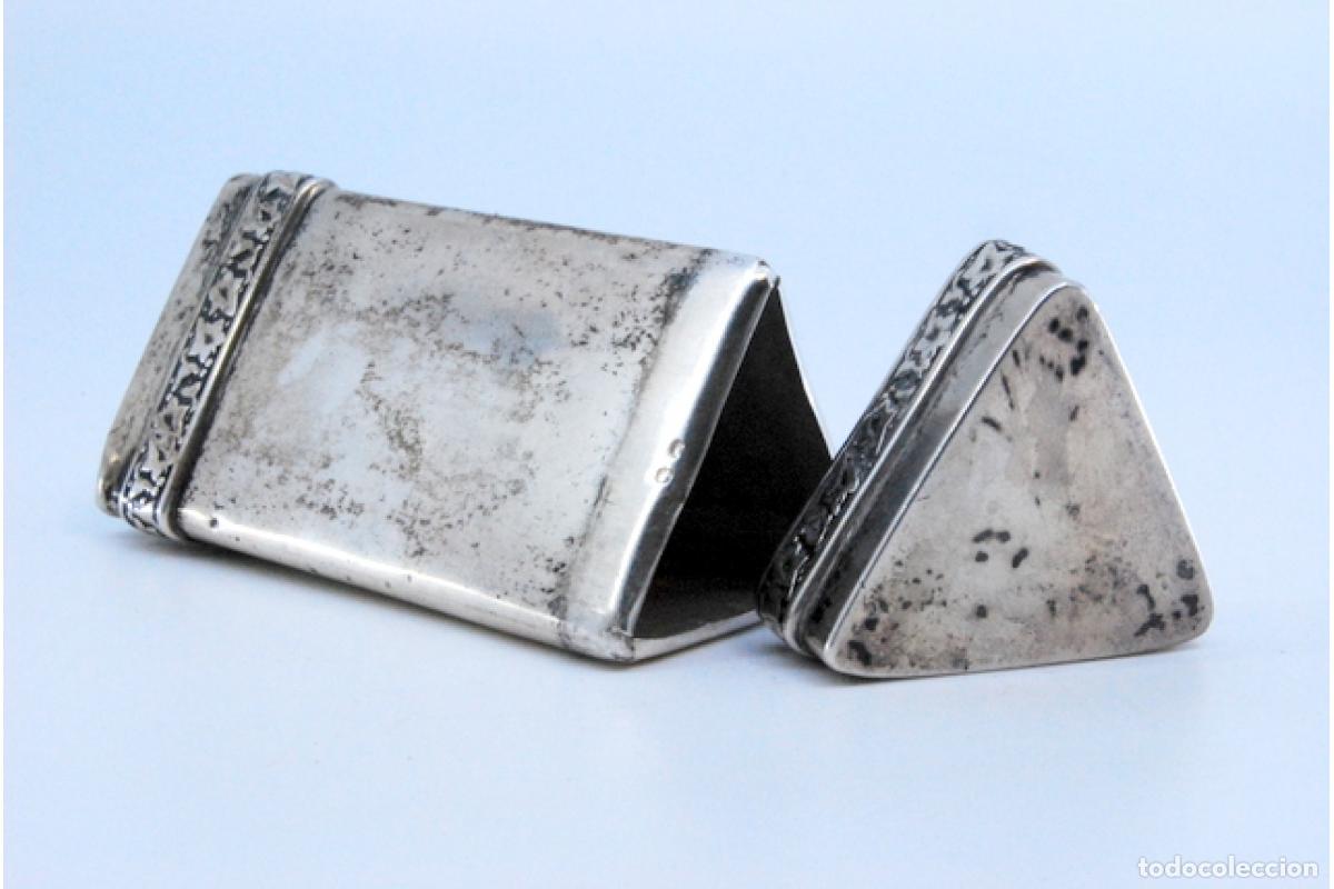 Antig&uuml;edades: soporte de plata para palillos de dientes - Foto 4