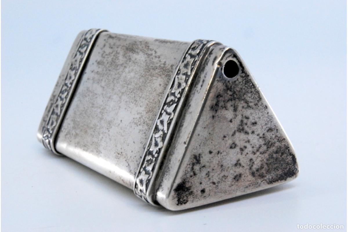 Antig&uuml;edades: soporte de plata para palillos de dientes - Foto 6