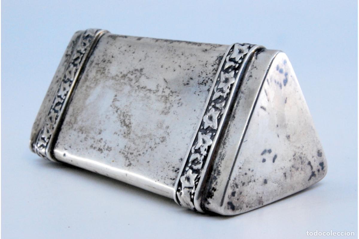 Antig&uuml;edades: soporte de plata para palillos de dientes - Foto 7