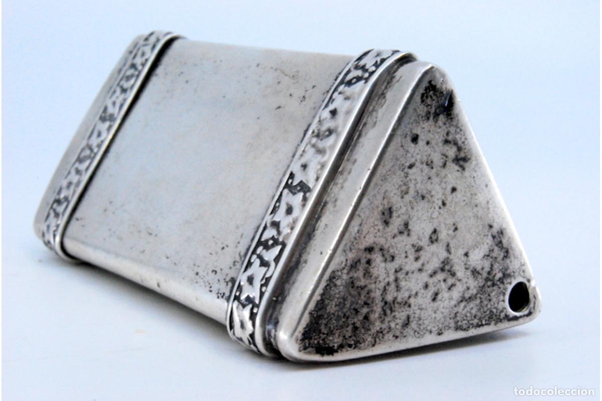 Antig&uuml;edades: soporte de plata para palillos de dientes - Foto 9