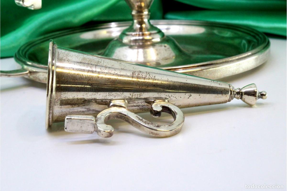 Antig&uuml;edades: Candelabro de mano, en plata - Foto 5