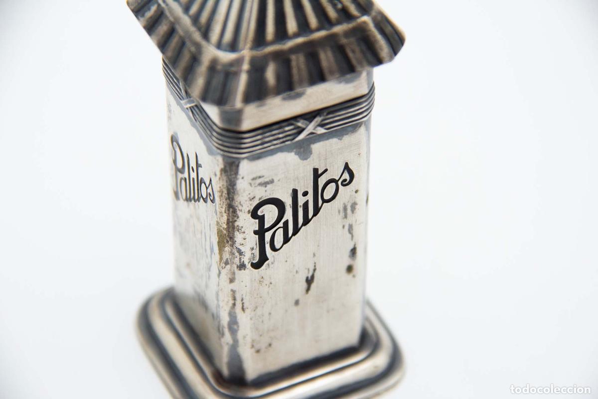 Antig&uuml;edades: soporte de plata para palillos de dientes - Foto 3