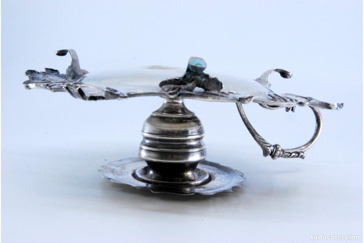 Antig&uuml;edades: Candelabro de mano, en plata - Foto 3
