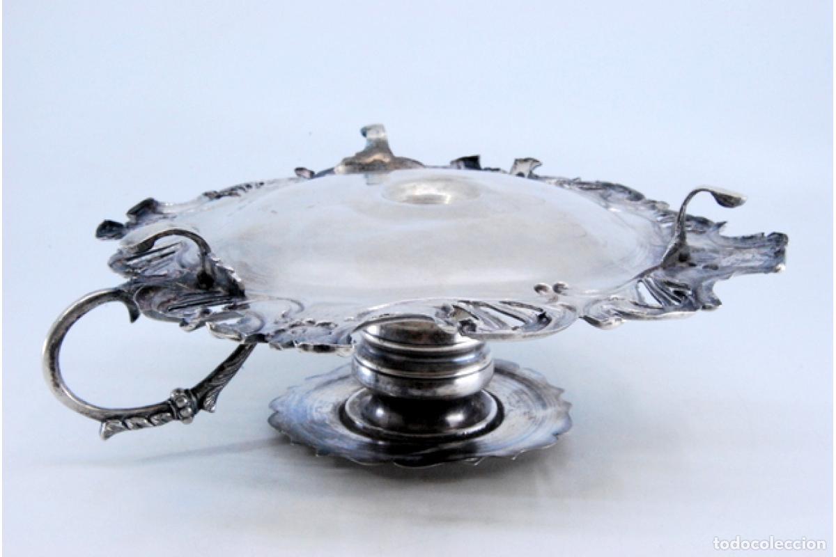 Antig&uuml;edades: Candelabro de mano, en plata - Foto 8