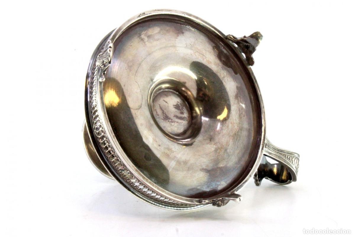 Antig&uuml;edades: Candelabro de mano, en plata - Foto 2