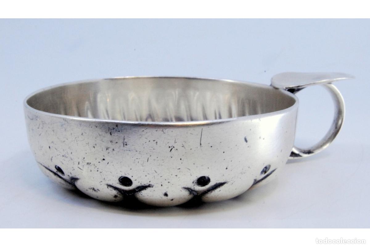 Antig&uuml;edades: Copa de plata para cata de vinos - Foto 3