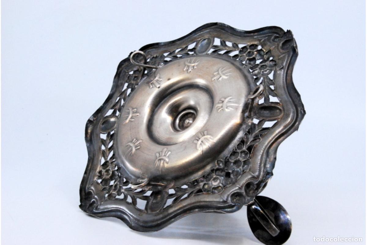 Antig&uuml;edades: Candelabro de mano, en plata - Foto 7