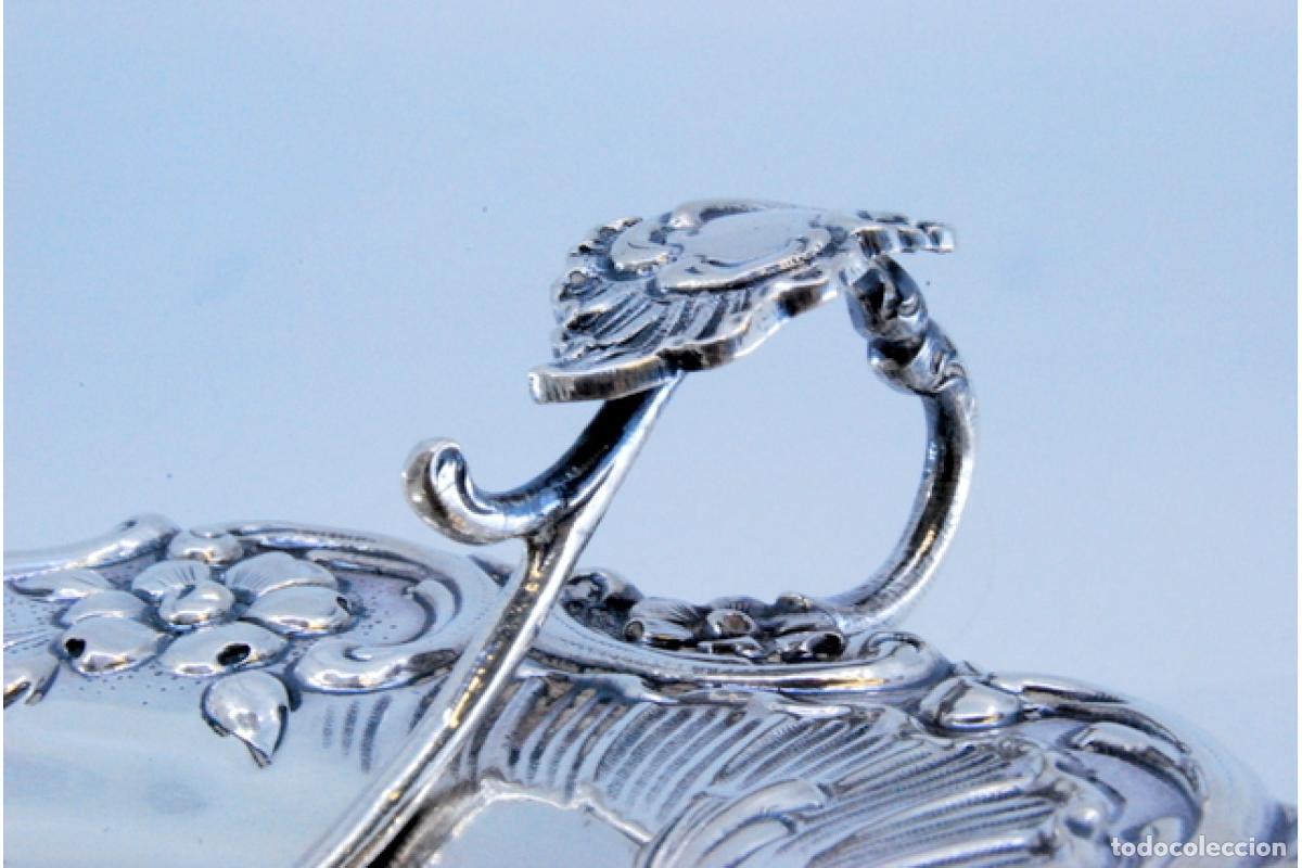 Antig&uuml;edades: Candelabro de mano, en plata - Foto 7