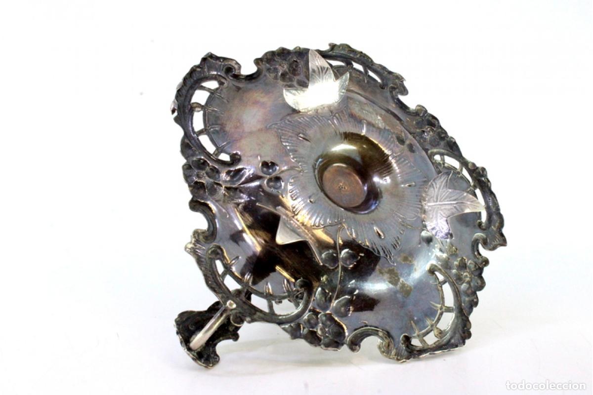 Antig&uuml;edades: Candelabro de mano, en plata - Foto 5