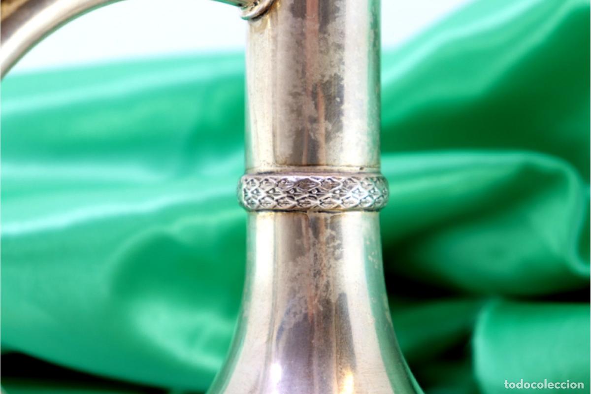 Antig&uuml;edades: Candelabro de mano, en plata - Foto 4