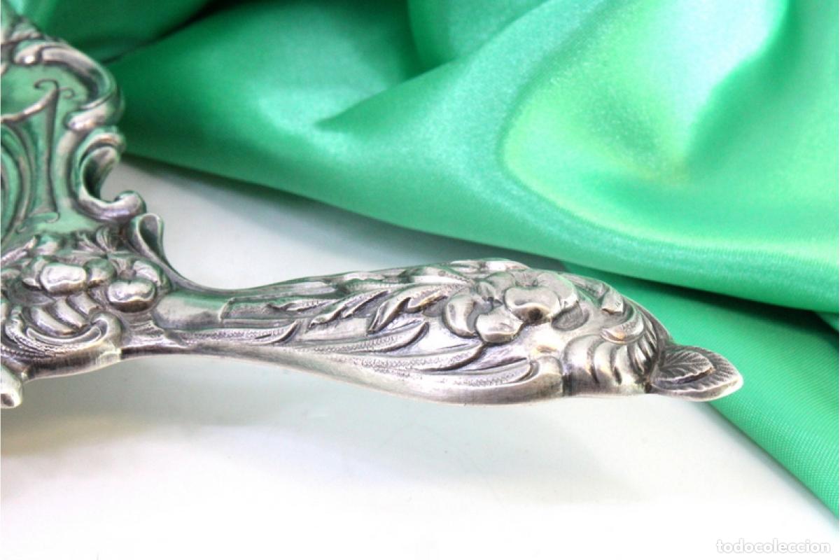 Antig&uuml;edades: Candelabro de mano, en plata - Foto 6