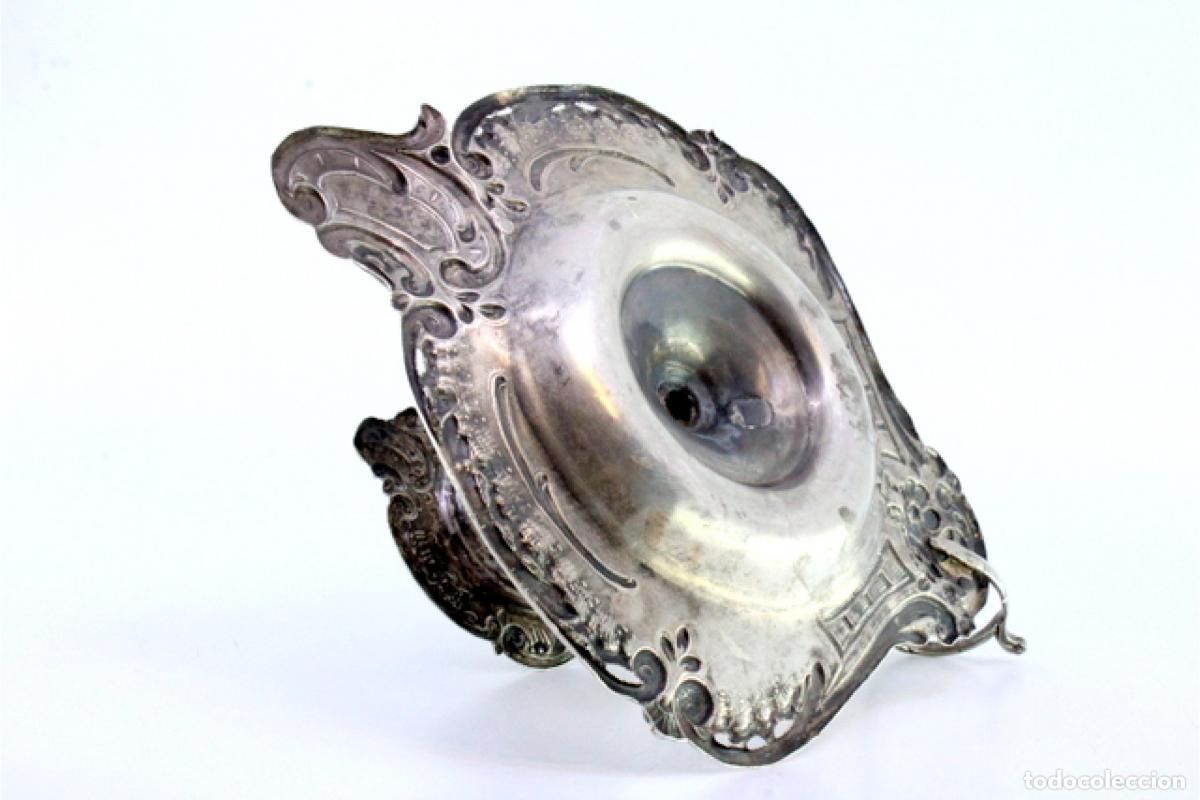 Antig&uuml;edades: Candelabro de mano, en plata - Foto 5