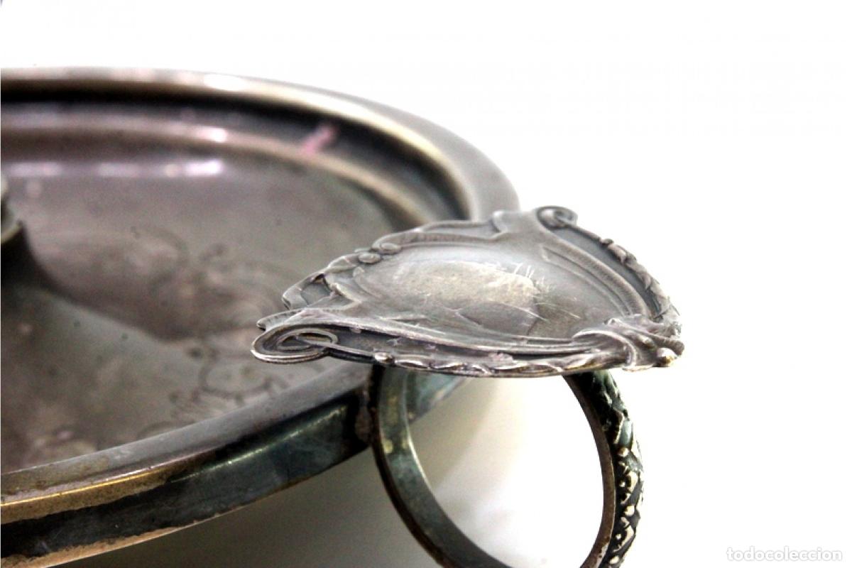 Antig&uuml;edades: Candelabro de mano, en plata - Foto 4