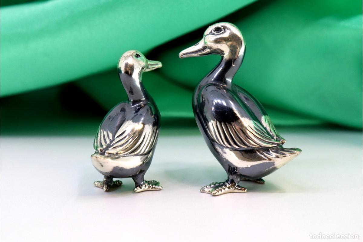 Antig&uuml;edades: Juego de patos de platas - Foto 2